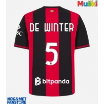 AC Milan Koni De Winter #5 Domaci Dres 2026-27 Kratak Rukav